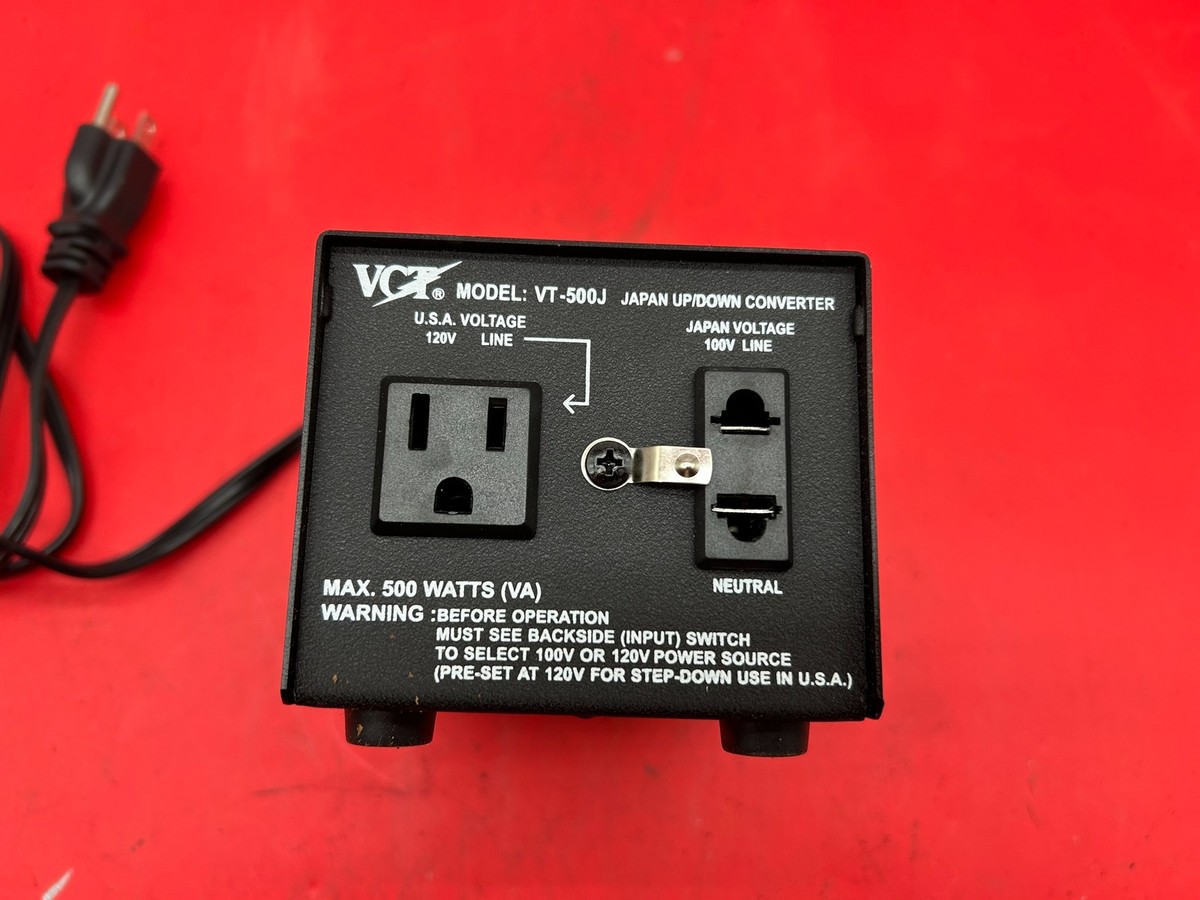 NEC VC500J/2／PC-VG500J2XD1 Power Bright, VC-500W, 500 Watt heavy duty voltage converter for