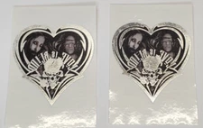 Vending Machine Tattoo Sticker Set Anarchy Chrome Skull Tribal    Love is blind