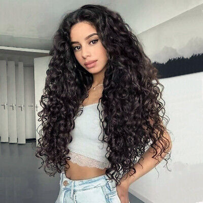 Black Curly Wig Long Ladies Hair Black Curly Wig Long Ladies Hair