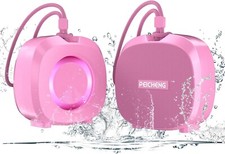 Wireless IPX5 Waterproof Shower Speaker,Loud Stereo Sound Deep Bass,RGB Lights