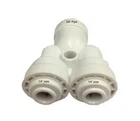 Y Diverter Reducer Push fit 3/8" x 1/4" water pipe Reverse The Water Filter Men