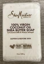 SHEA MOISTURE 100 VIRGIN COCONUT OIL SHEA BUTTER SOAP 8 OZ NIP