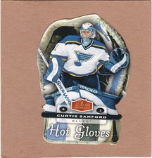2006-07 Flair Showcase Hot Gloves Curtis Sanford #HG26....NM+.....SEE SCAN