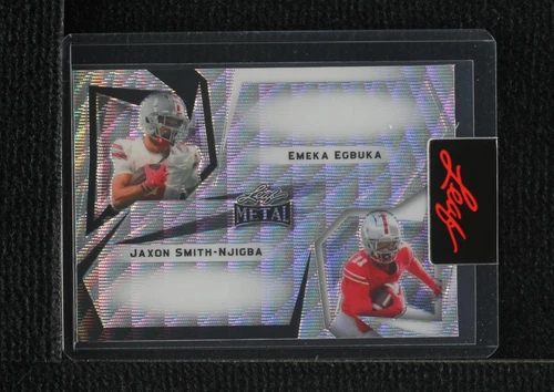 2023 Leaf Metal Emeka Egbuka Jaxon Smith-Njigba #DA-10