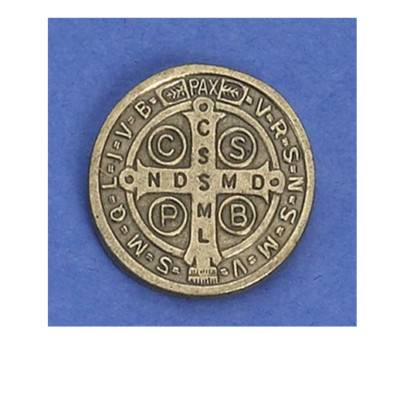 Saint Benedict Lapel Pin - Bronze Tone  2006