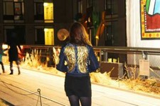 Hand Painted Denim Jackets, Custom Designed Denim Jacket, Jacket with art work