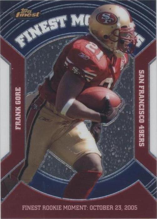 2007 Topps Finest Frank Gore #VFM-FG - 1 of 2