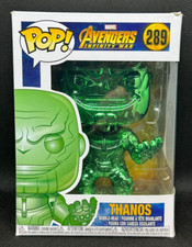Funko Pop Thanos 289 Green Metallic Marvel Avengers Walmart Exclusive Figure