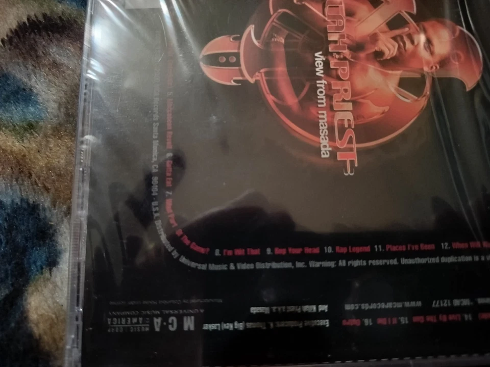 Killah Priest 2 New Cd Lot View From Masada Black August Sunz Of Man Method Man Foto 4 de 4