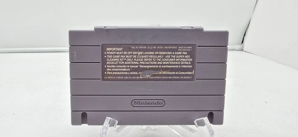 Spider-Man (SNES, 1994) Authentic, Working, Cleaned - Image 2 of 2