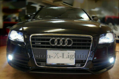 Audi A6 4F C6 2009-2011 Paar Birnen Nebel LED weiß 6000K & Widerstände Canbus 