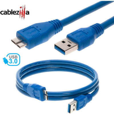 USB 3.0 A Male to Micro B Male 6FT Cable High Speed Date Cord Fast Charger Sync