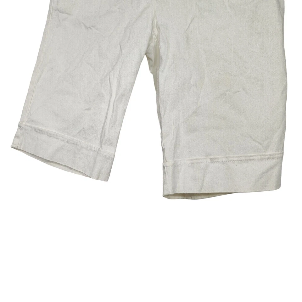 Bermudas Lola Blancas Juniors Talla 5 Bolsillos Delanteros Informales Vacaciones Playa Foto 2 de 4