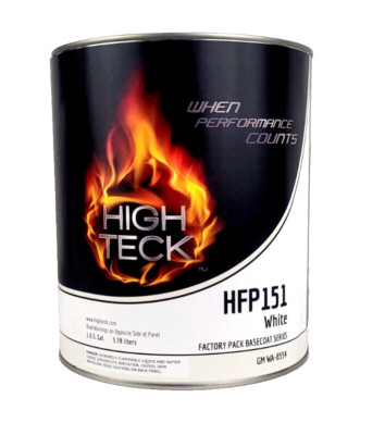 High Teck HFP 151 GM WA8554 White Basecoat Automotive Paint Gallon | eBay