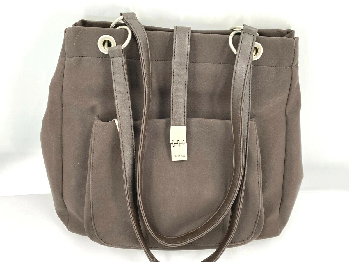 guess diaper bag brown