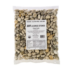 Chewy Licorice Stones in Bulk, 2.2 Pound