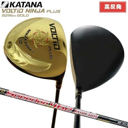 KATANA Golf VOLTIO NINJA Plus 8296HI Gold Driver Speeder Graphite Shaft 10°/R