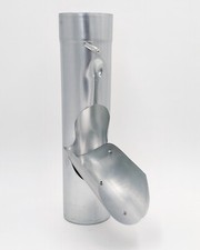 Équipement gouttière zinc Ø100 mm avec clapet – Régulateur eau de pluie PRO
