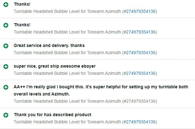 Tocadiscos Nivel de Burbuja para Brazo Azimut Foto 4 de 4