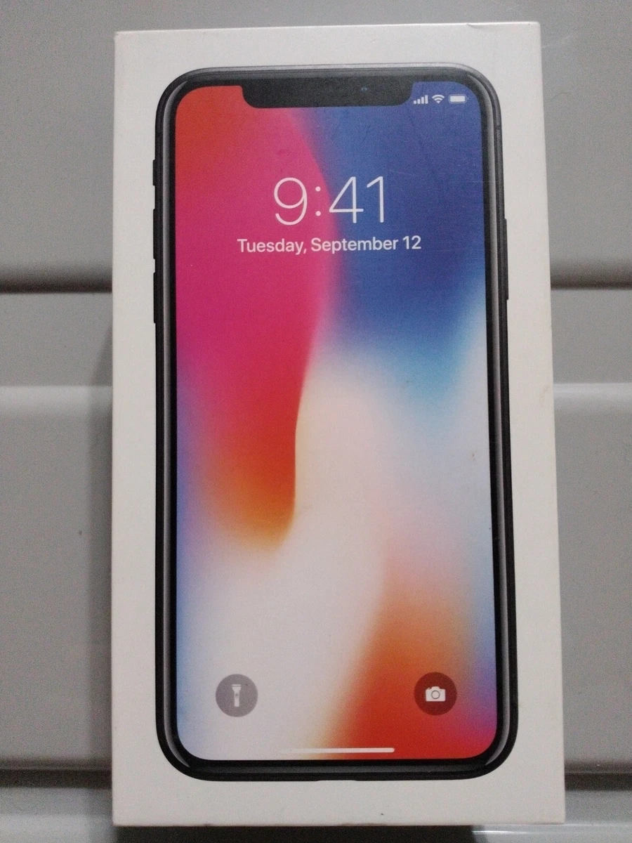 Apple iPhone X - 64GB - Silver BOX ONLY