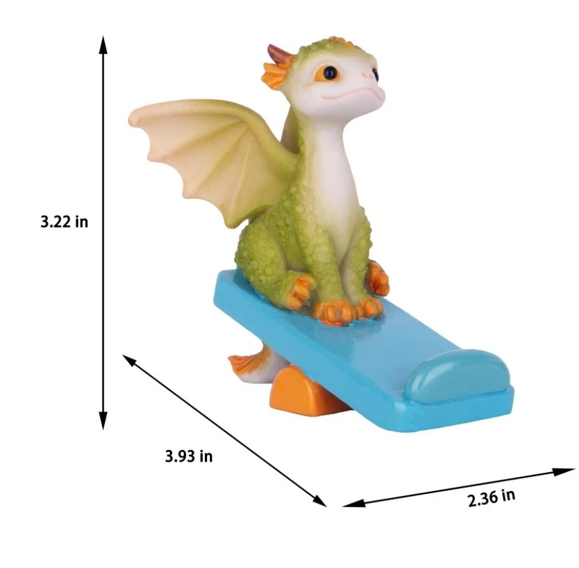 Фигурка дракона, резиновый домашний декор, милые украшения, подставка для телефона - Изображение 4 из 4