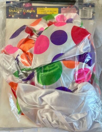 Vintage Rubie's "Snazzy Clown" Child Costume Theater ~ Play ~ Halloween ~ Small - Picture 3 of 4