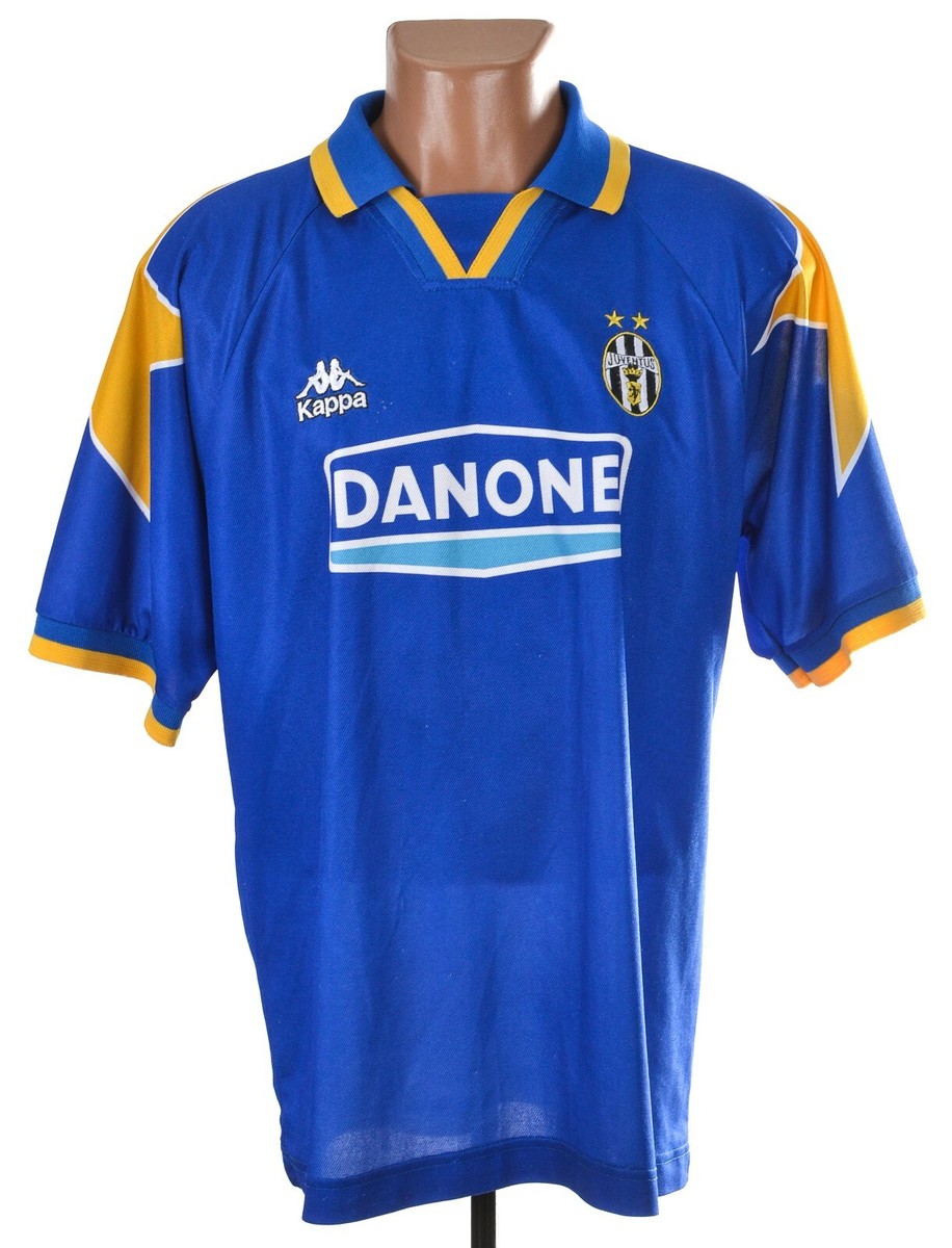 JUVENTUS 1994/1995 AWAY FOOTBALL SHIRT JERSEY KAPPA XL ADULT