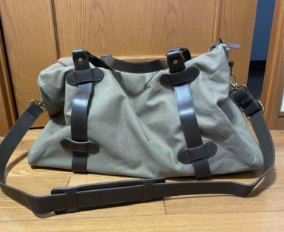 Exc+5]BREITLING Watch Novelty Khaki Canvas 2way Boston bag wz