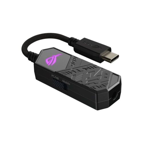 ROG Clavis USB-C to 3.5 mm gaming DAC with AI Noise-Canceling Mic, MQA rendering - Picture 1 of 4