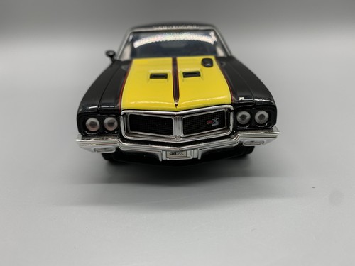 WELLY 1970 BUICK GSX NEGRO Y AMARILLO ESCALA 1/24 FUNDIDO A PRESIÓN SUELTO 2433 - Imagen 6 de 12