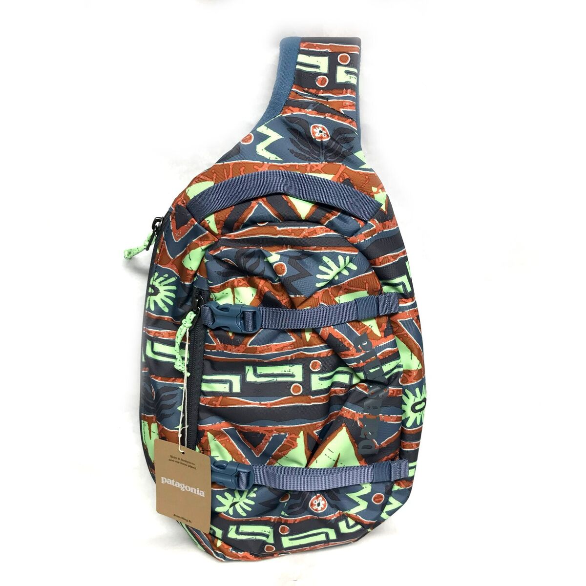 Patagonia Atom Sling 8L Bag Backpack - High Hopes Geo: Forge Patagonia Atom Sling 8L Bag Backpack - High Hopes Geo: Forge