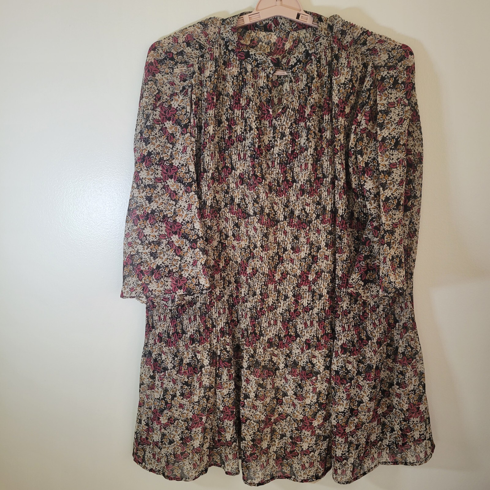 Zara Basic Collection Dress Small Multicolor Fine… - image 15