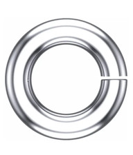 7mm OD 4.4mm ID SOLID 14k White Gold 16ga gauge OPEN Jump Ring USA MADE