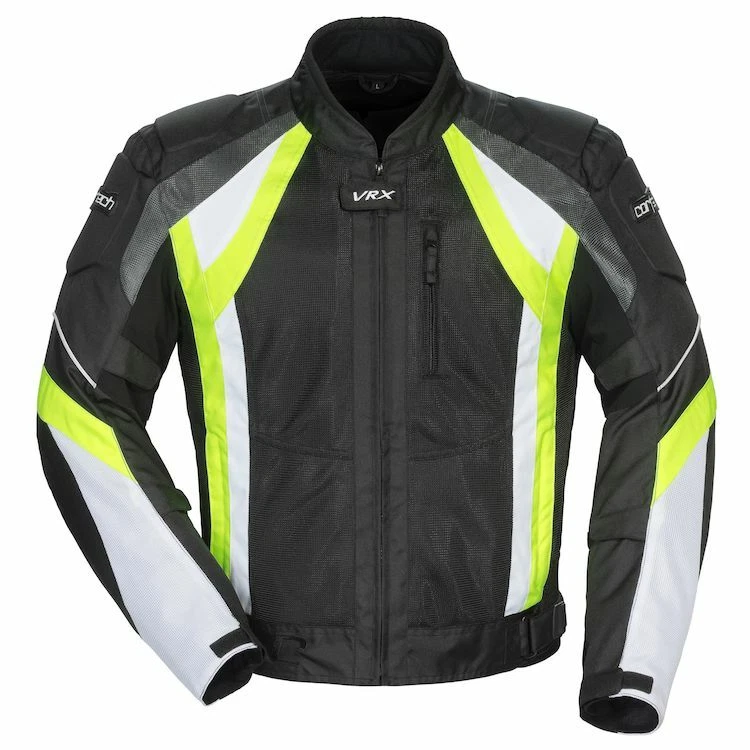 CorTech VRX Adult Textile Jacket Black Hi Viz White Small eBay