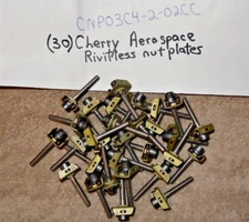 (30) Cherry Aerospace. CNP03C4-2-02CC RIVETLESS nut plates. Surplus   LOCNE