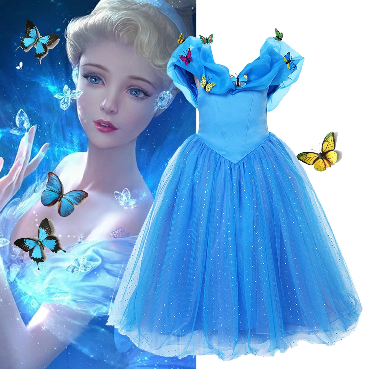 Cinderella shop cotton dress