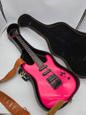 Vintage B.C. Rich ST-III Platinum Series Hot Pink HSS Gotoh Tremolo HSC Korea