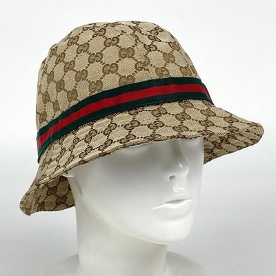 GUCCI GG pattern hat Bucket hat Sherry line Other hats cotton