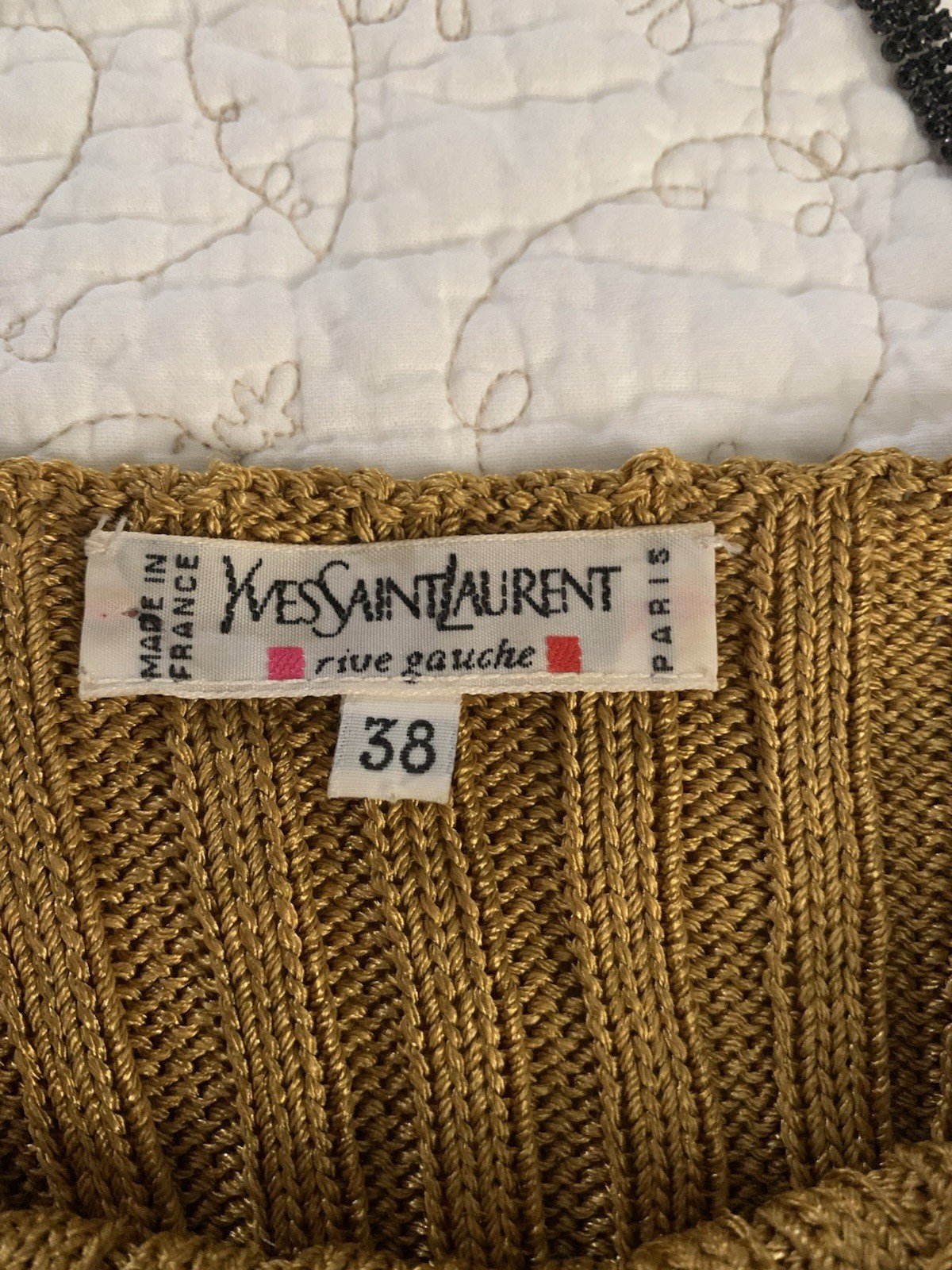 Top supporto vintage Yves Saint Laurent