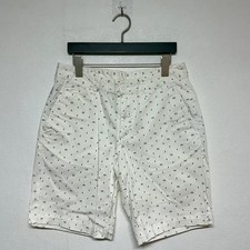Almani Exchange Logo White Shorts 30 Men Official