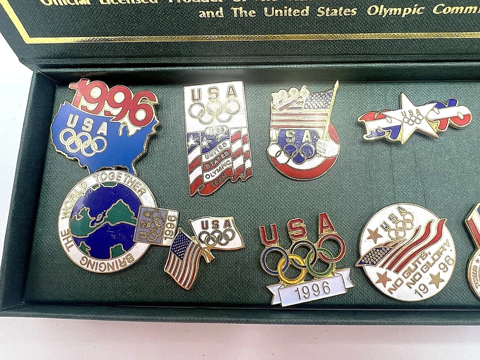 SEALED IN BOX 1996 Atlanta Centennial Olympic Games Commemorative 12 Pin Set - Image 2 of 4