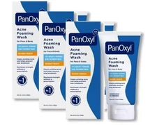(3 Pack) PanOxyl Foaming Acne Wash 10% Benzoyl Peroxide 5.5oz Max Strength