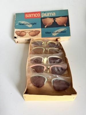 Sammler  1950er 1960er Jahre  SAMCO Piuma Sonnenbrille Konvolut