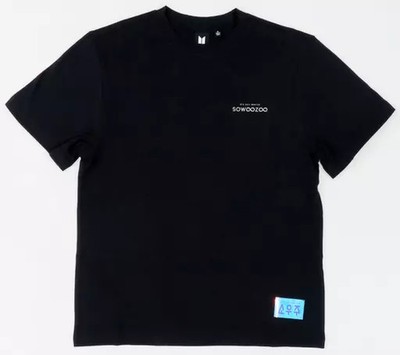 BTS Muster 2021 Black Logo T Shirt HYBE Official Cotton S S Tee L