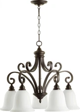 Quorum International 6354-5 Bronze Bryant 5-Light 30"W Chandelier