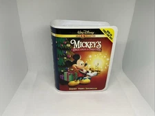 Once Upon A Christmas Minnie Mouse McDonalds Toy Disney Gold Collection 2000