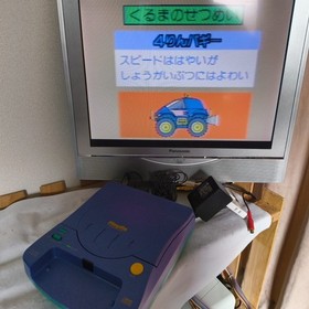 BANDAI PLAYDIA CONSOLE Original Pad, PSU, AV cable, and Box set, working Japan