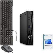 Dell 3090 Micro PC intel i5-10th 16GB RAM 128GB SSD Built-in WiFi Windows 11 Pro