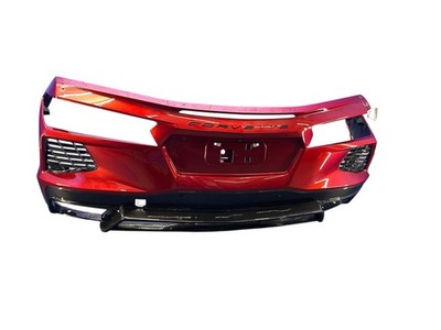 2020-2025 CHEVY CORVETTE C8 REAR BUMPER COVER ASSEMBLY W/ CARBON DIFFUSER OEM