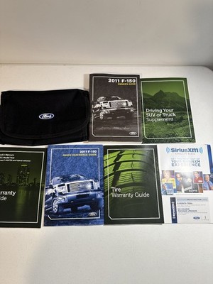 2011 Ford F-150 Owner's Manual Set OEM